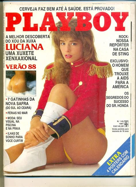 Playboy by pacsun classified crew neck sweatshirt. *sll* Revista Playboy N 149 Luciana Vendramini Dezembro ...