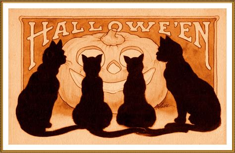 Check spelling or type a new query. Vintage Halloween Black Cats and a Carved Counted Cross ...