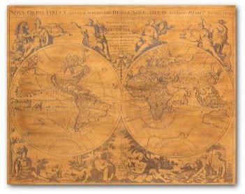 Utilidades e decoração » quadros e molduras. Mapa Mundo Madeira - Mapa De Mundo Do Vintage Com Textura ...