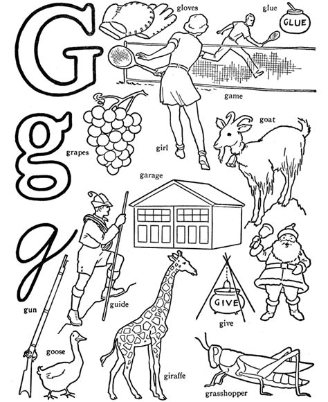 Letter g coloring pages preschool many interesting cliparts. Letter Coloring Pages | Free coloring pages printable for ...