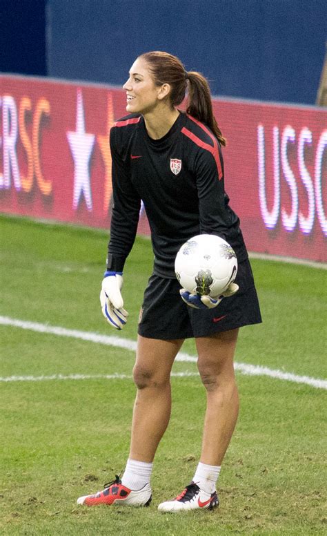 After playing at the collegiate level for the university of washington. Hope Solo Suspended from U.S. Women's National Team