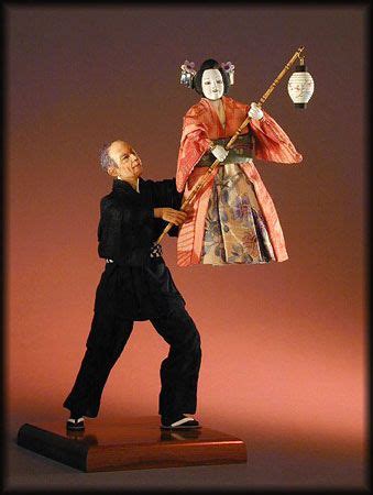 During the performance it have three people on stage controlling the puppet. Bunraku Puppeteer - Jodi & Richard Creager. | Japanese ...