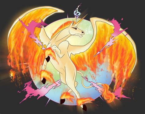 While it is not known to evolve into or from any other pokémon, hoopa has an alternate form, which it changes into by using the prison bottle. Mega Rapidash by Caronat on DeviantArt