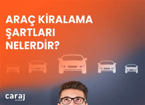 araba kiralama şartları