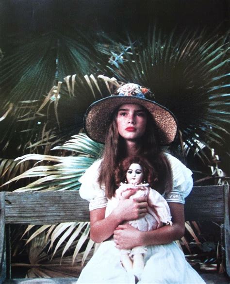 The first was the central plot of the film. PRETTY BABY clipping young Brooke Shields color photo 1978 ...