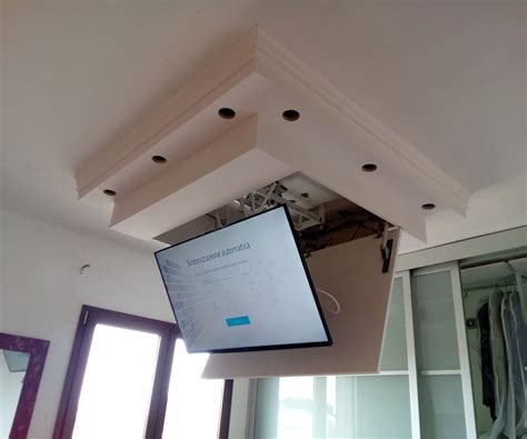 However, this rule of thumb varies depending on the height of your seating. TV LCD 48" Motorized Lift Down Ceiling System | Tv in ...