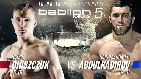 Seaside fight, w walce wieczoru zmierzyli się dwaj polscy weterani mma. Babilon MMA 5: Ekscytująca walka dwóch niepokonanych ...