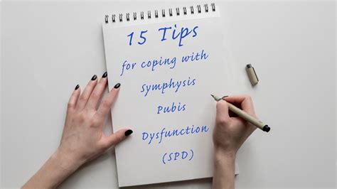 Symphysis pubis dysfunction (spd) during pregnancy is a condition in which a joint in the pelvis, the pubic symphysis joint, becomes more flexible because of a special hormone that's released in your. 15 Tips for Coping with Symphysis Pubis Dysfunction