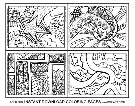 Halloween pop art coloring pages. 25+ Beautiful Image of Pop Art Coloring Pages | Pop art ...