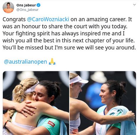 New, viral and trending information. Wozniacki loses to Jabeur and calls it a career! | Women's ...