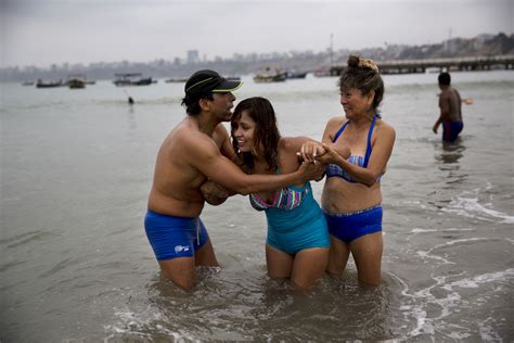 The women of peru are some of the most beautiful in the world! Peruvians seek relief from arthritis, ills with sea therapy