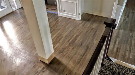 Remember that gray is a neutral. Grey Hardwood Floor - Hardwood Floor Refinishing