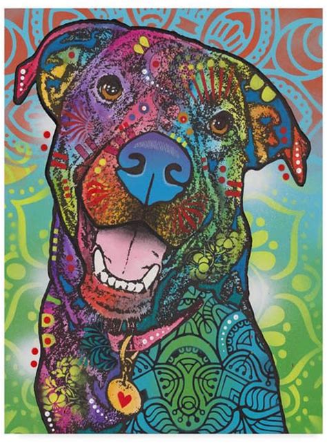 25 of your favorite animal portraits are available in limited quantity. Dean Russo 'Louie' Canvas Art - 35 x 47 | Pop art colors ...