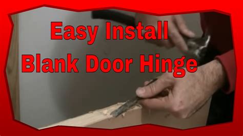 Let us know how to install hinges on the cabinet without any professional help! How To Install Hinges On A New Blank Door, Installing A ...