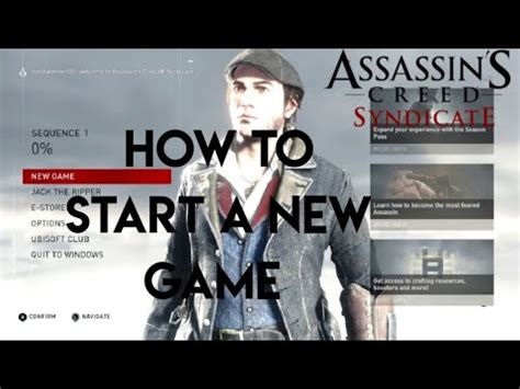 The system requirements shown below will help you determine. How To Start A New Game In Assassin's Creed Syndicate - YouTube