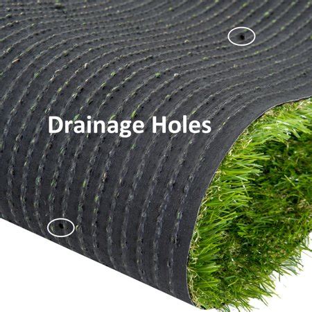 Laying artificial grass can be a diy project or it can be done by a professional landscaper, depending on complexity of the project. artificial-grass-drainage-holes - ArtificialGreens.org