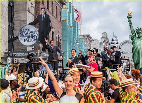 Larry king now on ora.tv. Jimmy Fallon Brings His Wife & Kids to Ride Opening at ...