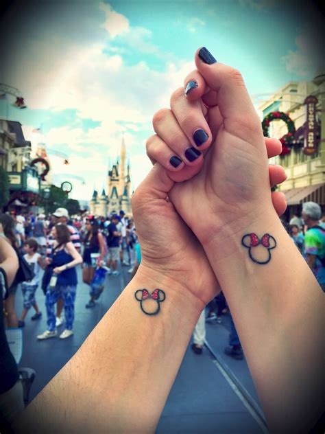 These are the perfect matching tattoos for friends, family and loved ones. We finally got our matching tattoos and made it to Disney ...