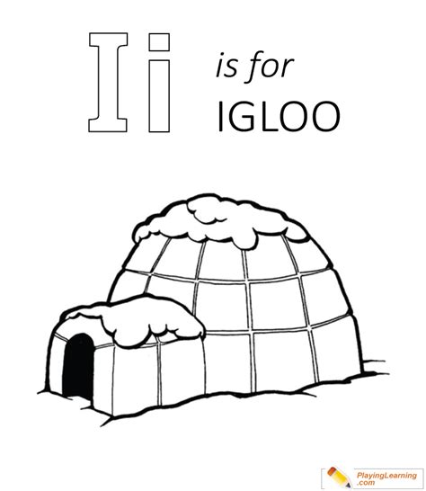 Color in this picture of igloo and share it with others today! Eskimo Igloo Coloring Page 02 | Free Eskimo Igloo Coloring ...