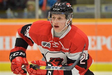 Austrian hockeyplayer minnesota wild prospect. Marco Rossi - Ohl Ottawa 67 S 23 Marco Rossi Red Jersey ...