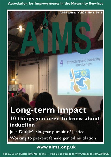 This training will help both new activists and seasoned organizers. Aims Journal Vol 26 No 2 2014 Long Term Impact By Aims ...