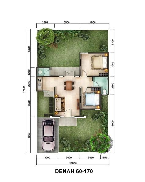 Karena rumah type 36 dengan luas tanah 60 meter persegi yang minimalis akan terasa sempit jika tidak diperhitungkan denah ruangannya. 27+ Contoh Denah Rumah yang Cantik dan Inspiratif!