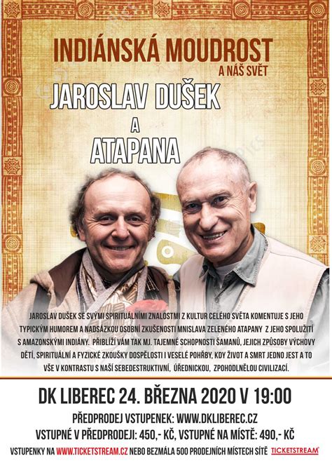 Jaroslav dušek , který 30. Indiánská moudrost a náš svět - Jaroslav Dušek a Mnislav ...