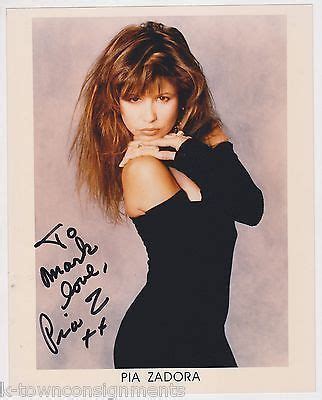 Jump to navigation jump to search. PIA ZADORA BUTTERFLY MOVIE ACTRESS ORIGINAL AUTOGRAPH ...