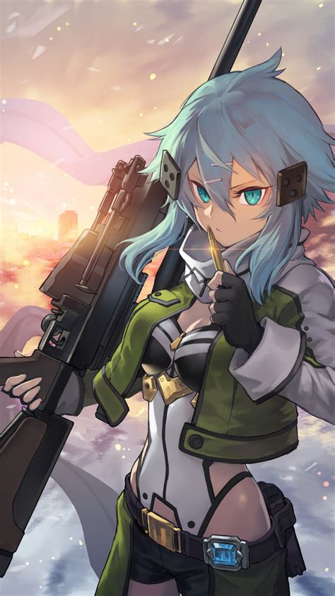 Find the best sword art online sinon wallpaper on getwallpapers. Sinon SAO 1080x1920 : Animewallpaper