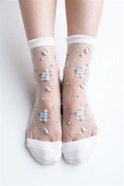 Find great deals on ebay for pattern stockings thigh high diamond. Women Brand New Hezwagarcia Floral Pattern White Nylon ...