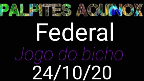 It is the brazilian domestic cup and the brazilian equivalent of the fa cup, taça de portugal, copa del rey, scottish cup and copa argentina, among others. Federal*Palpite* para o jogo* do bicho* de hoje * 24/10/20 ...