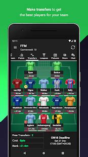 The nfl's fantasy football app (android, ios) is a good place to start your search for fantasy football apps, with the latest news and data sourced the rotowire app creates a ranked cheat sheet for drafts based on performance projections. (FPL)Fantasy Football Manager Pro - Premier League - Apps ...