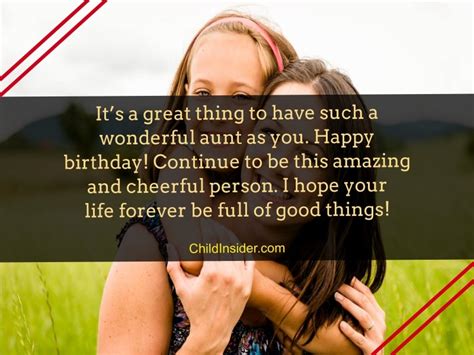 Be it a maternal aunt, a paternal one; birthday wishes for aunt (14) - Child Insider