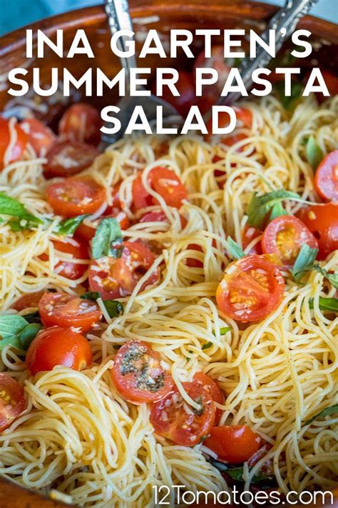 It's a simple tomato and avocado number, and it's just the kind of thing i want to. Ina Garten's Summer Garden Pasta | Recipe | Summer pasta ...