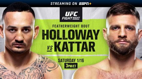 Lewis vs gane tickets on sale friday, july 9. UFC Hoy: Holloway vs Kattar (UFC Fight Night) | Cómo Verlo ...