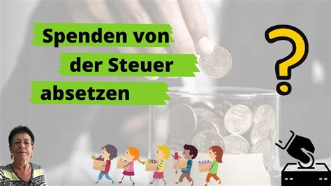 Aug 11, 2019 · steuererklärung steuererklärung: Spenden von der Steuer absetzen - YouTube