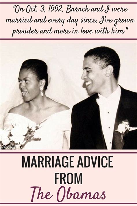 ∴ a good marriage is founded on a profound relationship of love. Marriage Advice from the Obamas - Marriage Laboratory ...