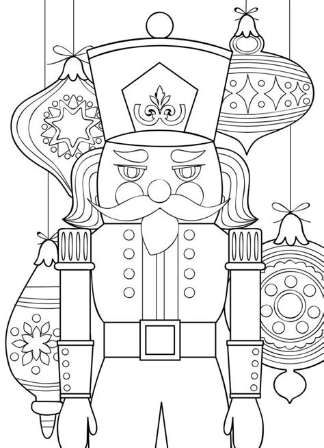 Why don't you and your little child add bright holiday colors to this soldier? Nutcracker Coloring Pages 5 Printable Nutcracker Coloring ...