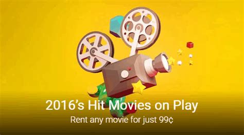 Google play is a huge database of movies, music applications, and games that work with all google android devices and all other compatible pcs, laptops, smartphones, and tablets. Google Play Movie Rental $0.99 Cents - StreamingTVAntenna