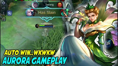 Join m2 mvp challenge and show the best k/d/a of your claude for a chance to win claude golden bullet! Aurora Gameplay, Auto Win - Aurora Mobile Legends - YouTube