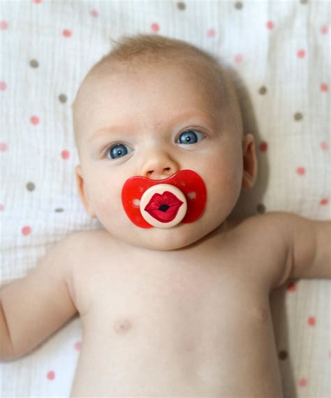 Peruvian pima cotton baby clothes & pajamas tag us & your #kissykissybaby shop kissy kissy with our store locator or online at bit.ly/2qiashy. Kissy Face - Hand Painted Custom NUK Style Pacifier In RED ...