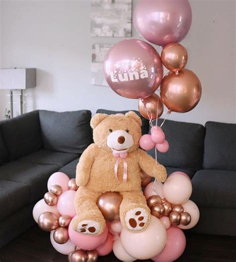 Home decoration ideas for baby welcome. Amazing Balloons on Instagram: "Welcome Home Baby Luna ...