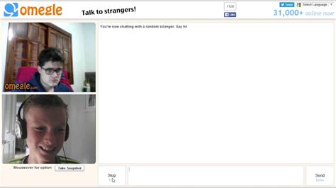 Omegle is the best site to find some strangers randomly. Omegle Talk to strangers! vido not that funny but hope you ...