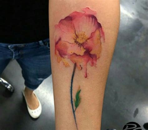 First color, first flash, first thing not on my arms. Pin by Brielle Obando on Tattoos | Tattoos, Watercolor tattoo, Watercolor