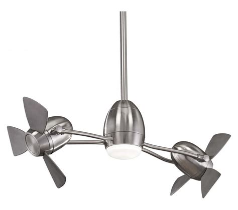 Minka aire ceiling fans with blades made of wood, plastic, brass. Minka-Aire Cage Free Gyro Fan With Led F304L-BN/SL From ...