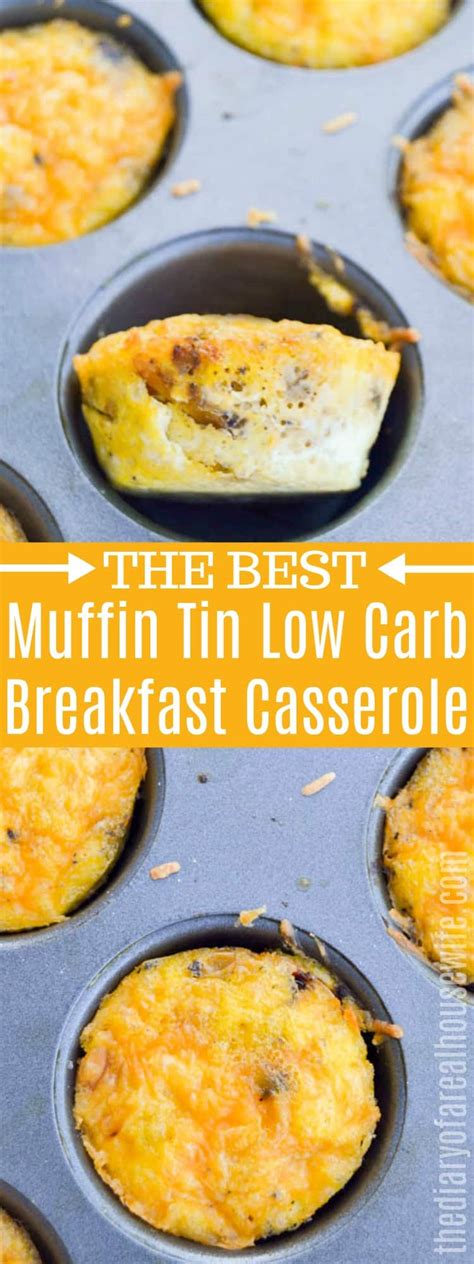 Instead, double the parmesan cheese and sprinkle it on without the bread crumbs. Muffin Tin Low Carb Breakfast Casserole • The Diary of a ...