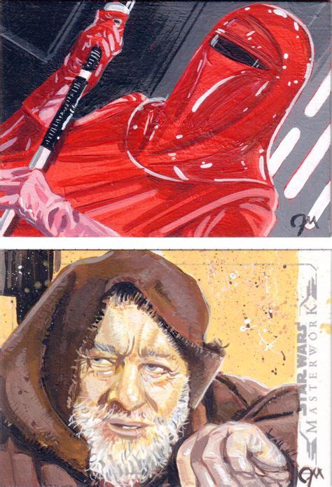 Buy and sell authentic bowman and other limited edition collectibles on stockx, including the wander franco 2019 bowman chrome prospects #100 from 2019. Red Guard and Obi-wan Kenboi by Jeff Mallinson | Star wars ...