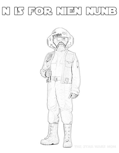 • below is yescoloring's back in the day star wars and superhero coloring pages. Do You Know How To Pronounce Nien Nunb? | Star wars party, Alphabet coloring