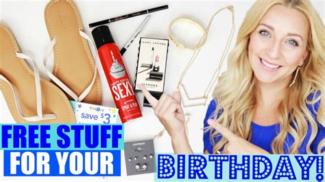 What free things you get on your birthday. Birthday Freebies: How to Get Free Stuff & Free Gifts on ...