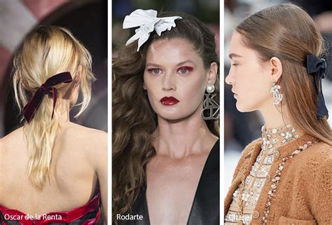 26 tagli tendenze moda autunno inverno 2020 2021 i capelli del 2020 di moda: Fermagli per capelli a forma di fiocco moda inverno 2019 ...